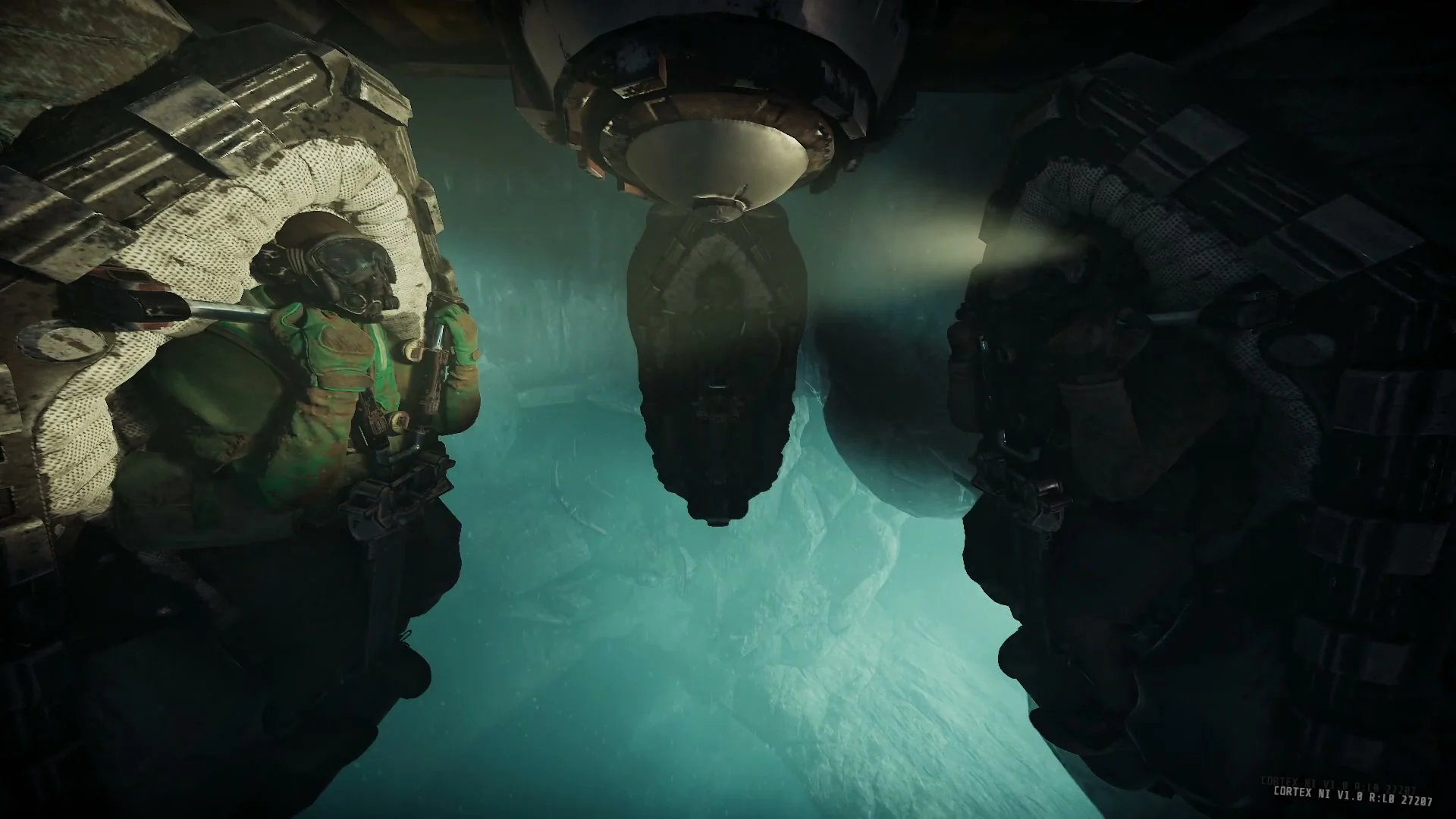 Prisoners descend into the underground Complex in GTFO.